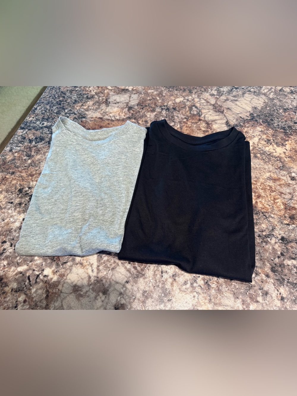 Kids Crewneck T-Shirt Pack - Black & Light Gray